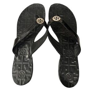 Tory Burch Black Leather Sandals